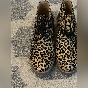 Hush Puppies Leopard Print Booties